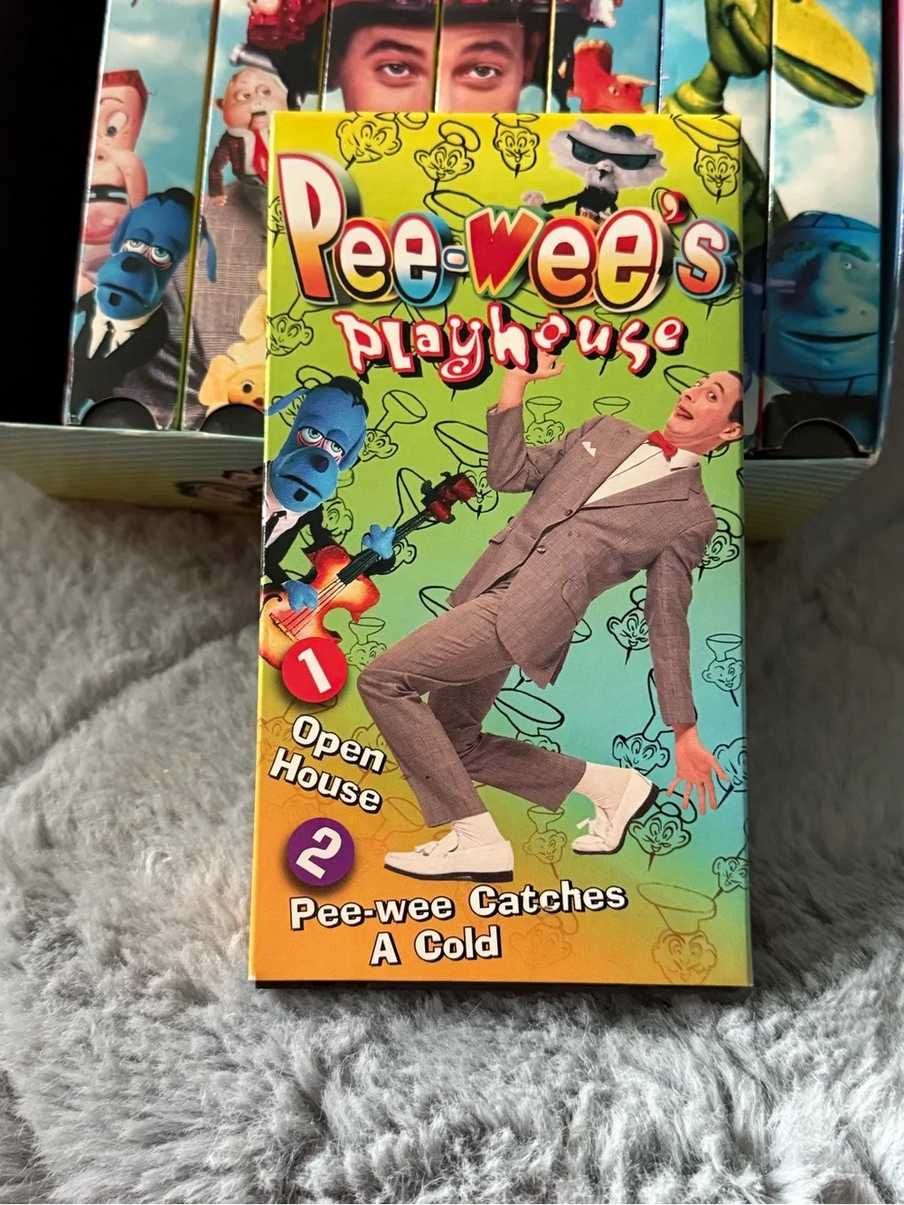 Vintage Pee-wee's Playhouse Kids VHS Box Set - Colorful Multi-Color Collection